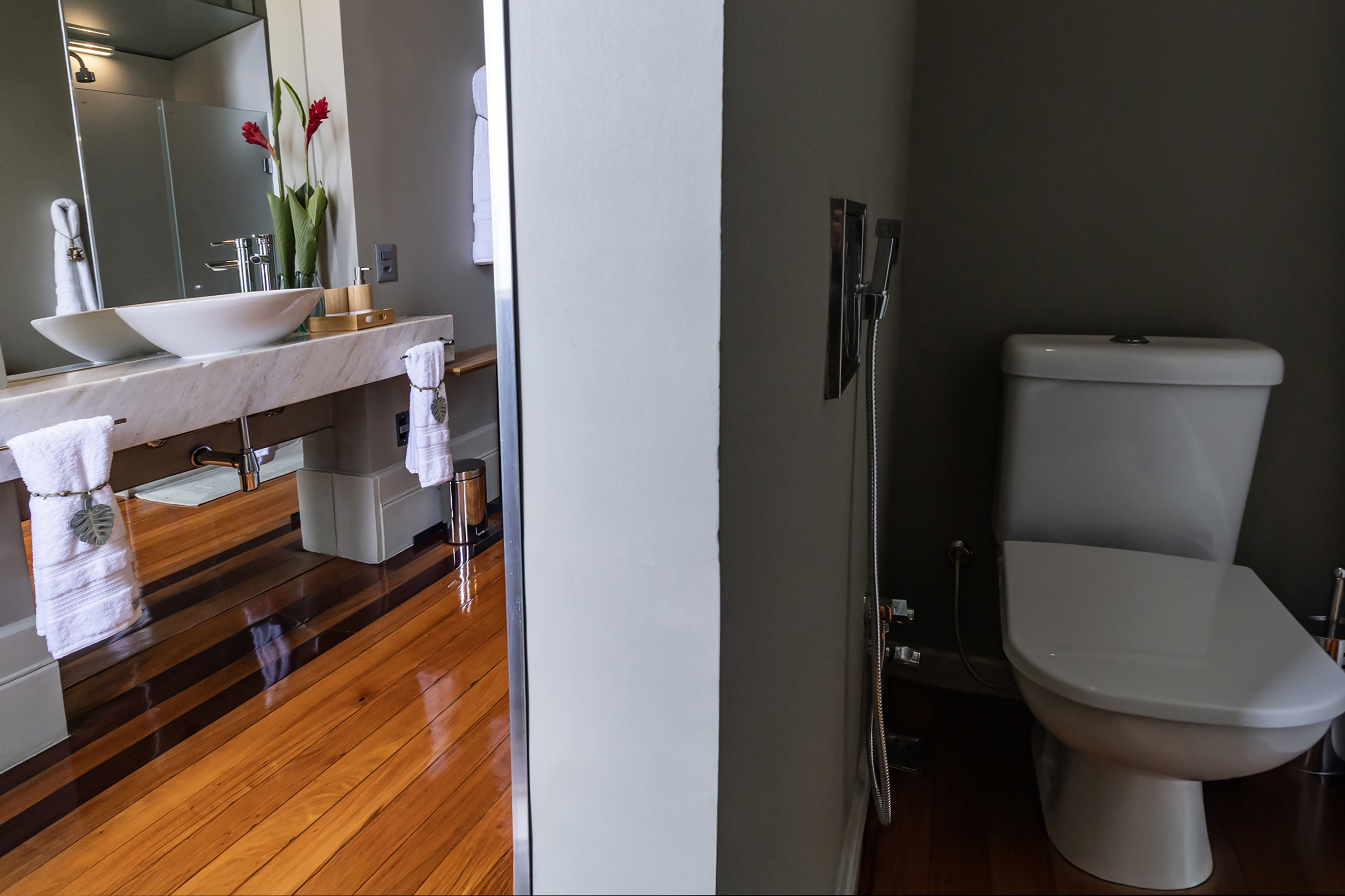 Detalhes do quarto Alecrim da Casa Gerânio