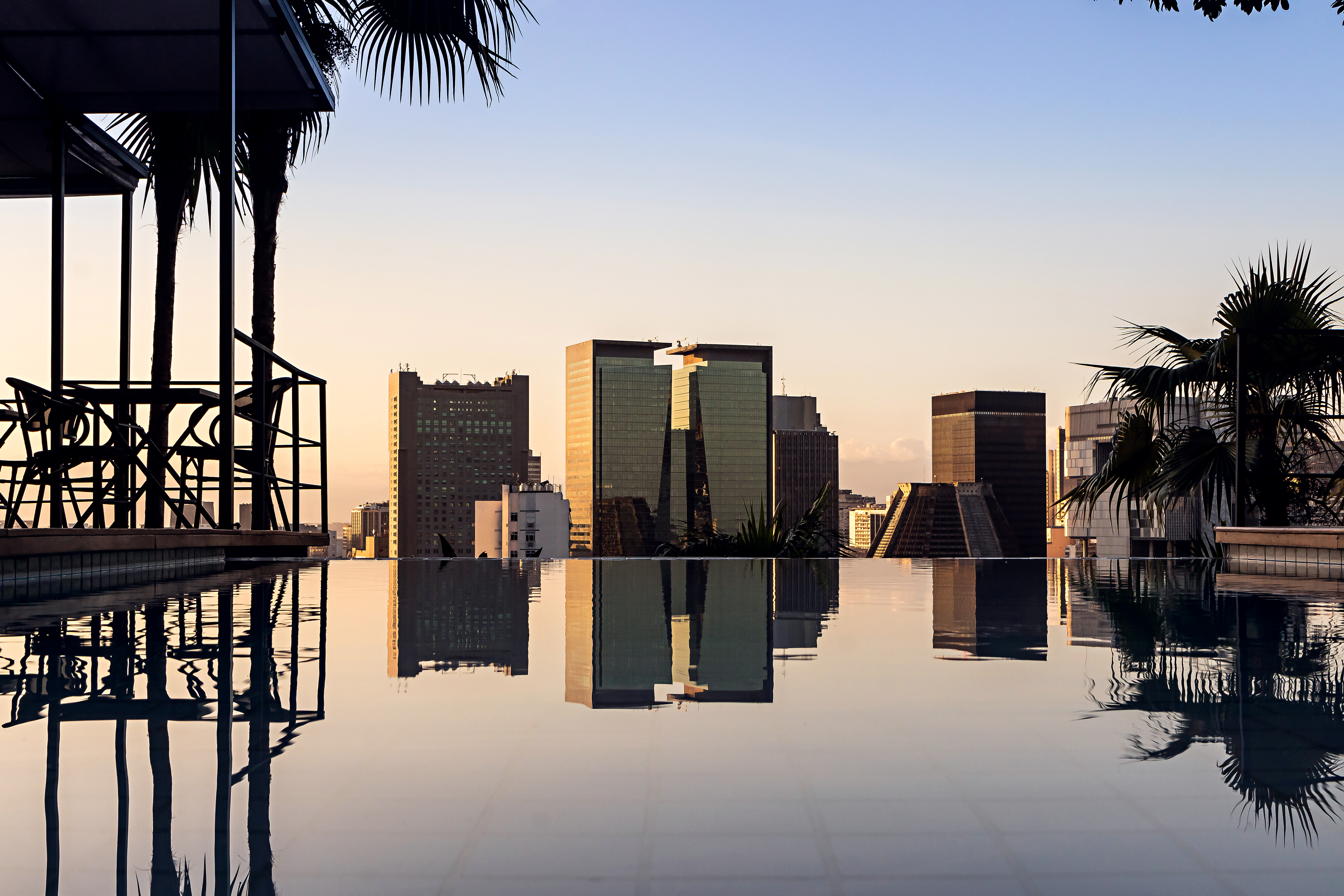 Vista e área externa da Casa Gerânio